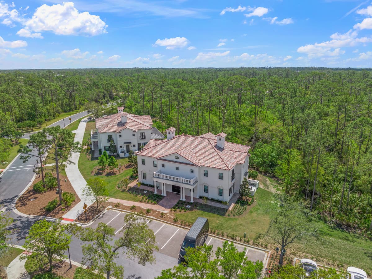 Concession Golf Lodges aerial view 3