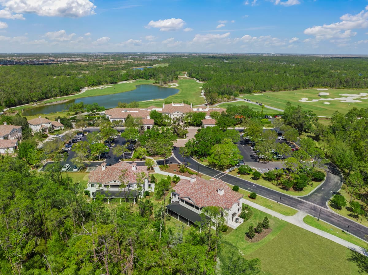 Concession Golf Lodges aerial view 1